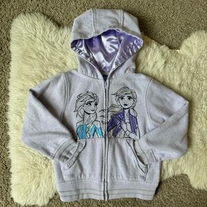 Frozen II Zip-up Hoodie | Sequins! | Sz 5